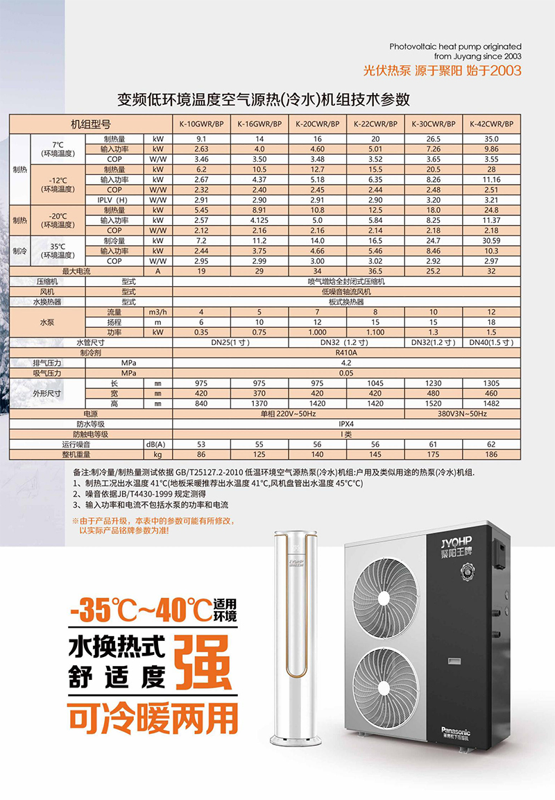 钛金系列超低温空气源热泵